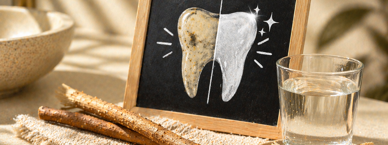 Tache sur les dents : le soin naturel Siwak
