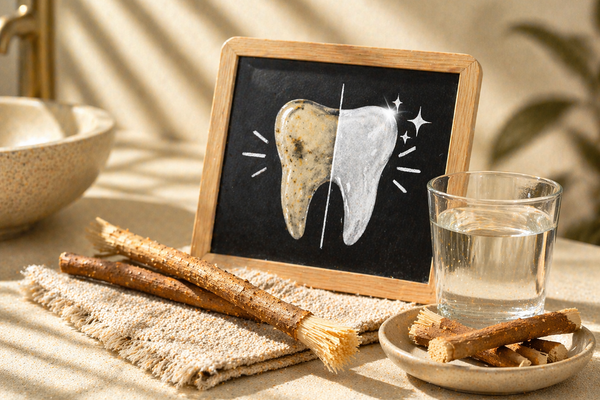 Tache sur les dents : le soin naturel Siwak