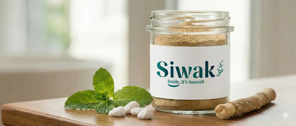 Siwak en poudre de chez SIWAKSMILE