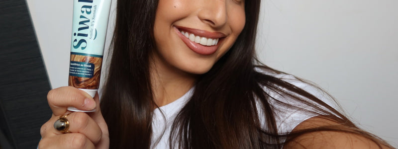 Photo réprésentative de notre dentifrice siwaksmile par notre égérie 