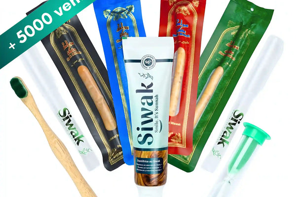 Pack de siwak smile différentes saveurs