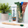 Pack dentifrice Siwak avec brosse bambou et collection de bâtonnets siwak colorés - Hygiène bucco-dentaire naturelle