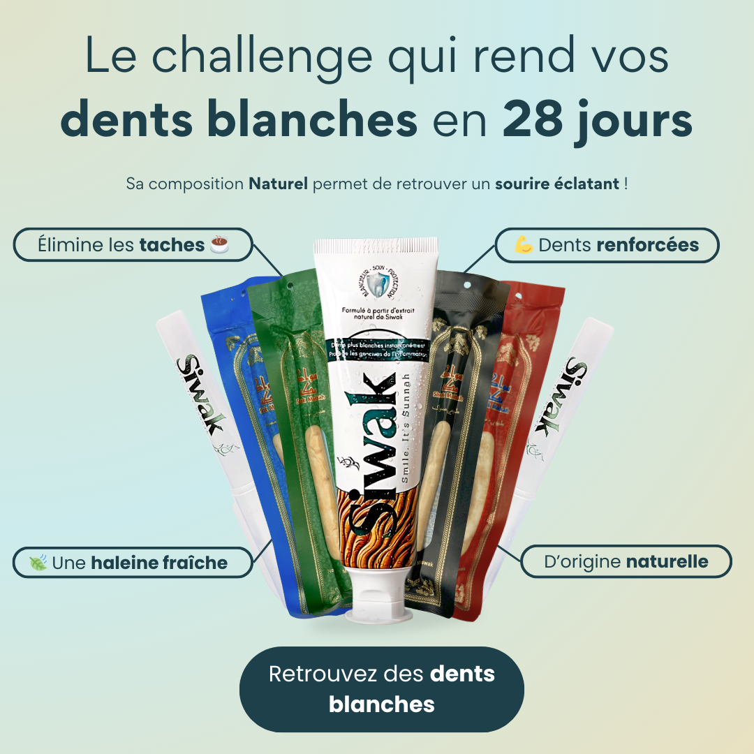 Pack Challenge dents blanches 28 jours