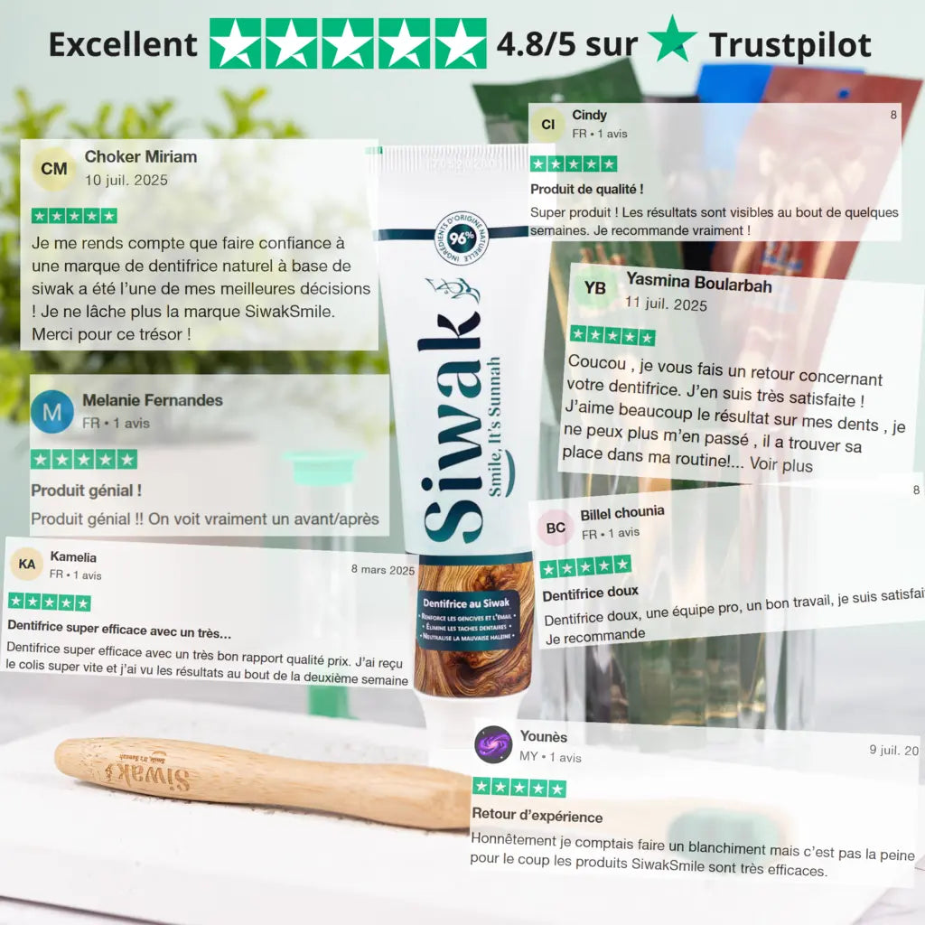 Dentifrice SiwakSmile + Colis assuré tous risques OFFERT - SiwakSmile