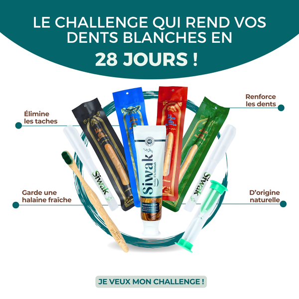 28-Tage-Challenge-Paket für weiße Zähne