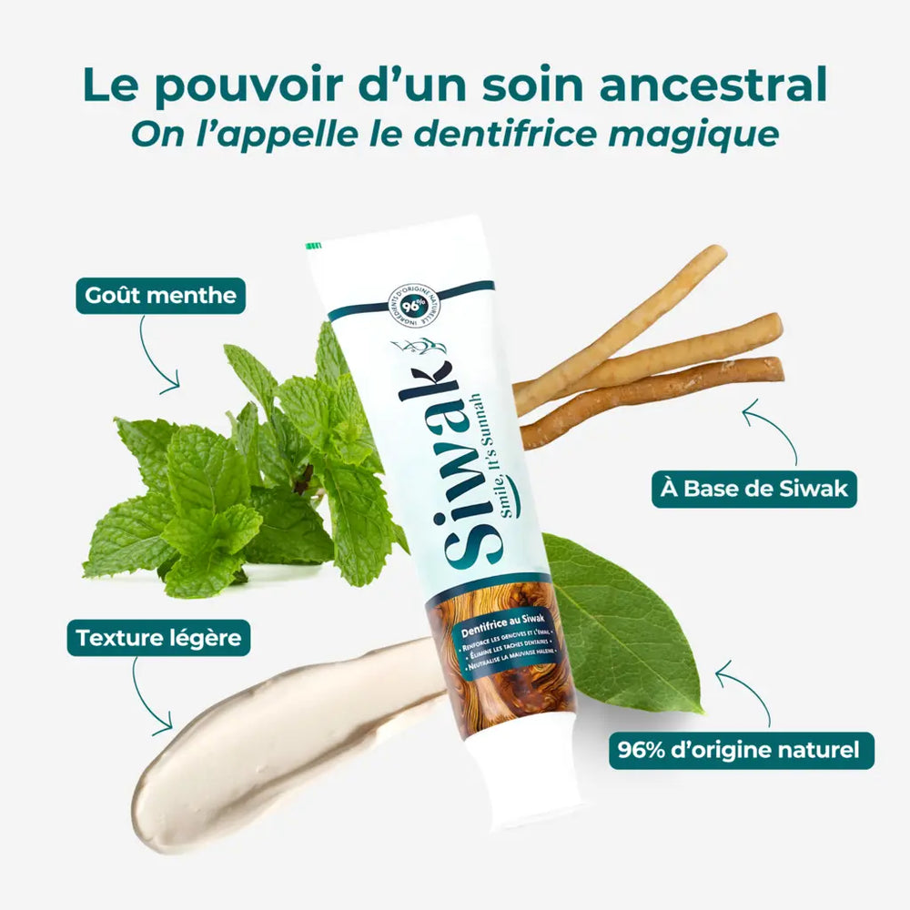 Dentifrice au siwak SiwakSmile