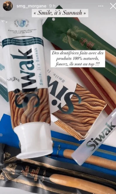 Dentifrices et siwaks SiwakSmile en story