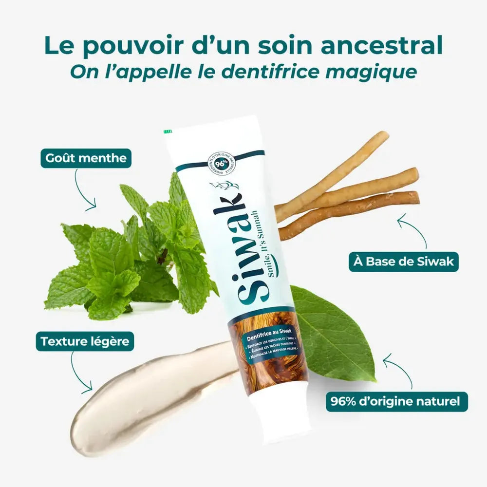 Dentifrice au siwak SiwakSmile